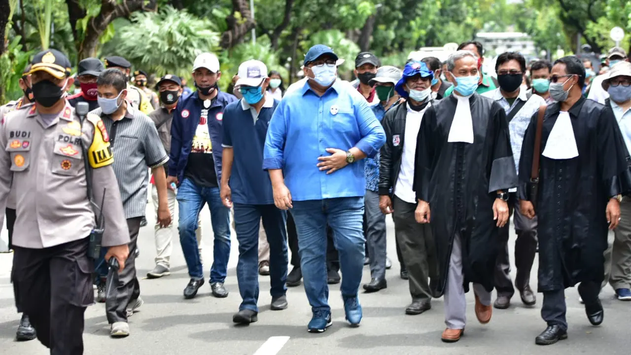 KSPSI dan KSPI melakukan mediasi dengan Mahkamah Konstitusi (MK) mengenai gugatan UU Cipta Kerja