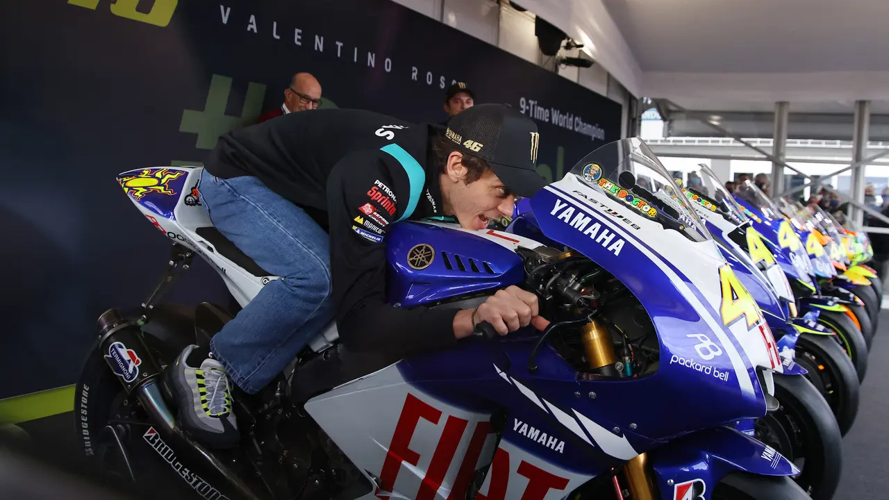 Foto: Nostalgia Valentino Rossi Bersama 9 Motor yang Membawanya Menjadi Juara Dunia