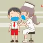 Banner Infografis 5 Cara Penanganan Dini KIPI pada Anak Pasca-Vaksinasi Covid-19. (Liputan6.com/Abdillah)