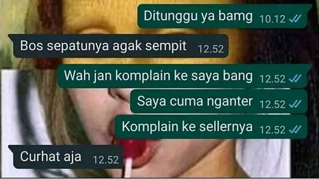 6 Chat Antara Kurir dan Pembeli Ini Saling Curhat, Bikin Senyum