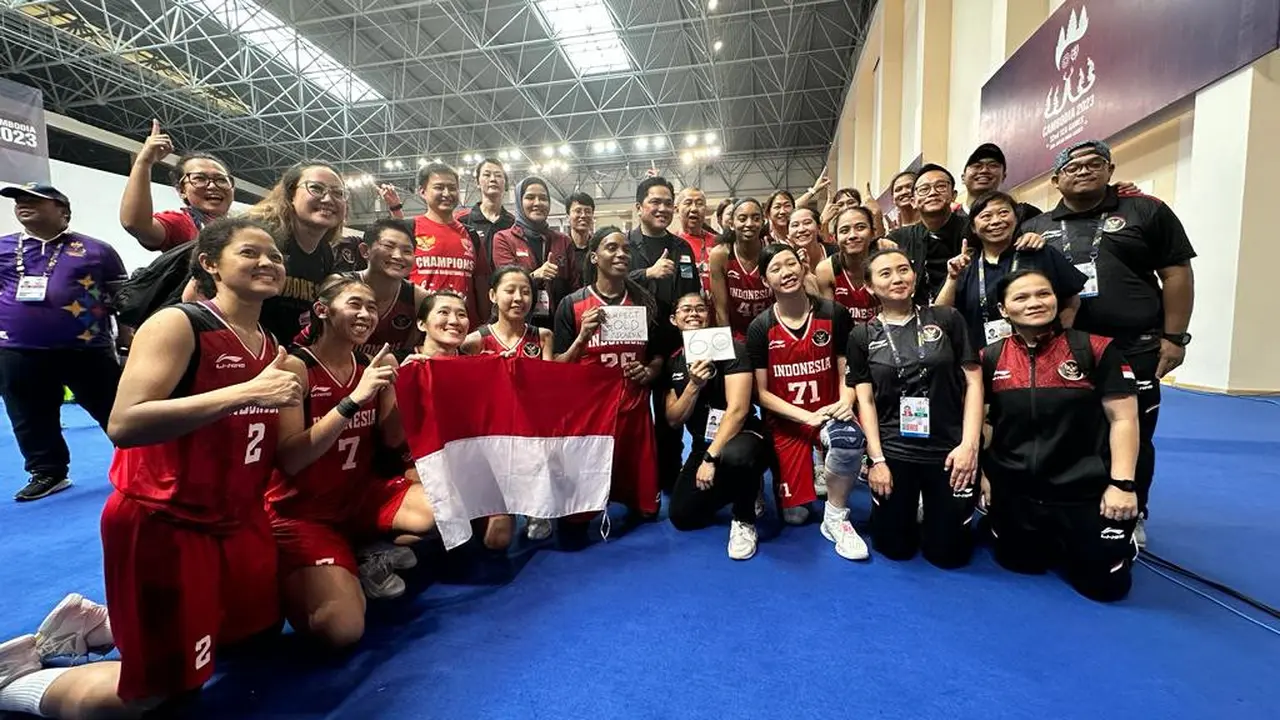 Timnas basket putri Indonesia rebut emas SEA Games 2023