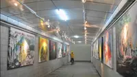 Underpass Bogor yang disulap jadi galeri seni (Istimewa)