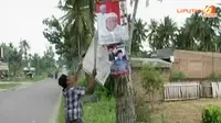 [VIDEO] Satpol PP Depok Setengah Hati Tertibkan Atribut Kampanye
