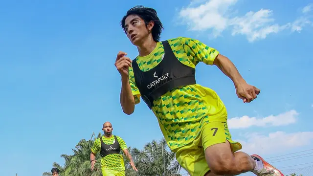 Pemain anyar PSS Sleman asal Jepang, Hiromu Tanaka.