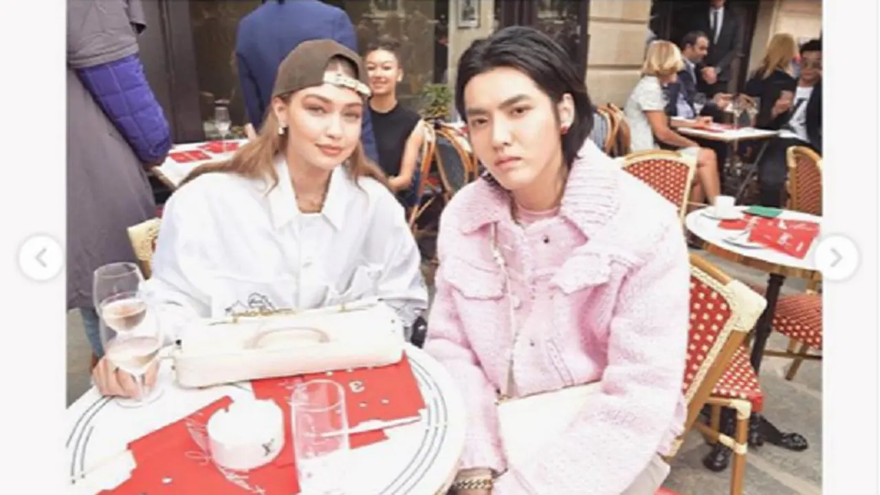 Kris Wu dan Gigi Hadid