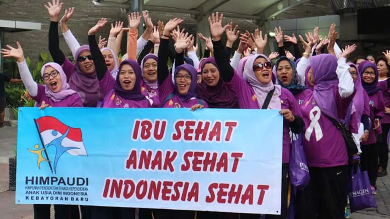 Pesan Penting Untuk Masyarakat di Fun Walk Ibu Sehat 2016