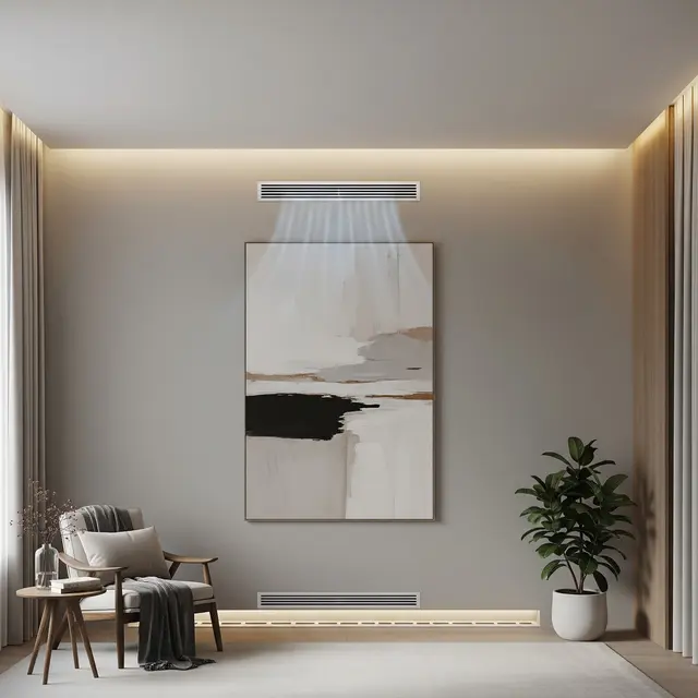 Model Ventilasi Kamar Tanpa Jendela (AI Generated)