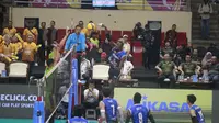 Jakarta Bhayangkara Presisi berhasil melaju ke grand final PLN Mobile Proliga 2024 setelah mengalahkan&nbsp;Jakarta STIN BIN dengan skor 3-0 di GOR Jatidiri Semarang, Jawa Tengah, Minggu (14/7/2024).&nbsp;Pada partai final,&nbsp;Bhayangkara Presisi akan bersua&nbsp;Jakarta LavAni Allobank Electric. (Bola.com/Ana Dewi)