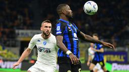 Menjamu Empoli, tim asuhan pelatih Simone Inzaghi berhasil mengamankan poin penuh. (Piero CRUCIATTI/AFP)
