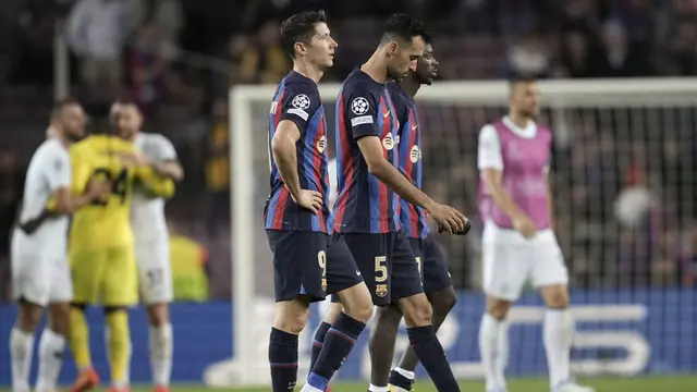 Foto: Ditahan Imbang Inter Milan, Peluang Barcelona Lolos ke 16 Besar Liga Champions Semakin Tipis