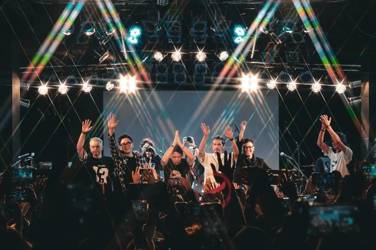 Momen pamitan band NOAH di Jepang setelah konser