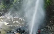 Hanya Ada Dua di Dunia, Begini Penampakan Wisata Sungai Air Panas di Cisolok Sukabumi