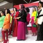 Perayaan ulang tahun ke-90 Revlon Indonesia di Kota Kasablanka, Jakarta Selatan, 6 Juli 2022. (Liputan6.com/Asnida Riani)