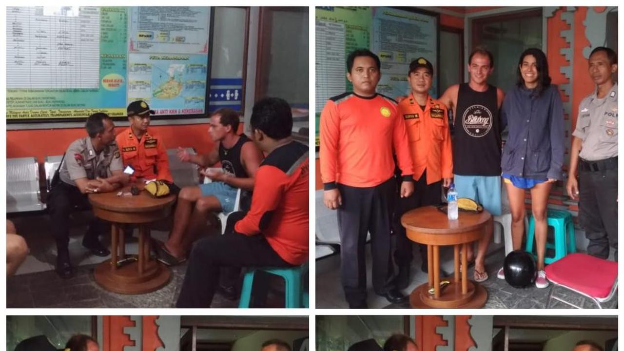 Surfer selamat di laut Bali setelah dihantam gelombang tinggi