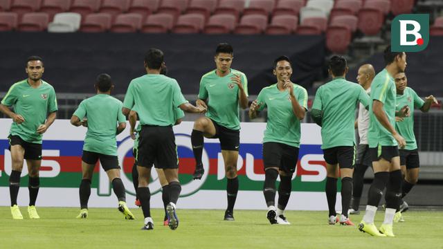Latihan Timnas Indonesia