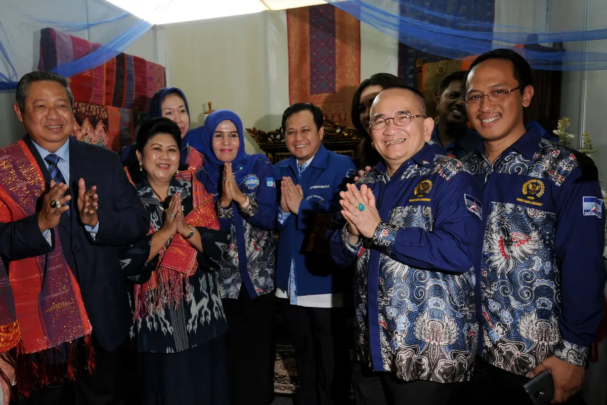 20150909-Kekompakan Keluarga SBY di Peringatan HUT ke-14 Demokrat-Jakarta
