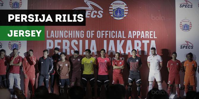 VIDEO: Persija Jakarta Rilis Jersey Anyar untuk Liga 1 2018
