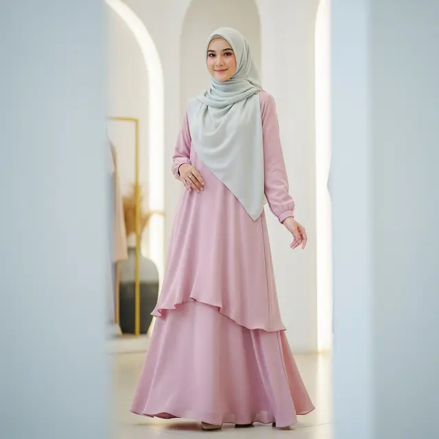 Model Gamis Ceruty Terbaru yang Memukau