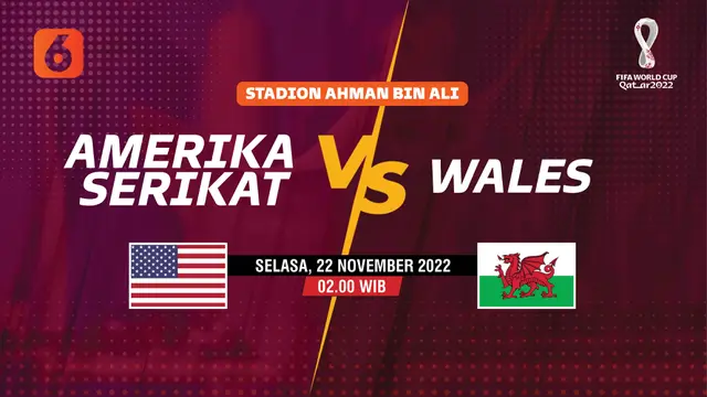 PIALA DUNIA 2022_  Amerika Serikat vs Wales