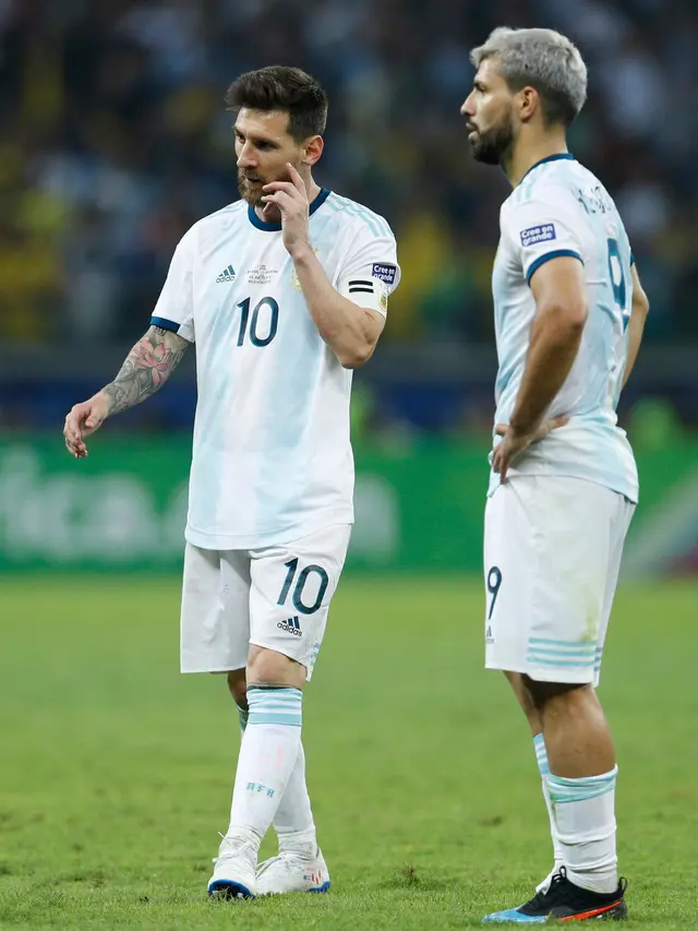 Wajah Lesu Messi Usai Argentina Dihajar Brasil
