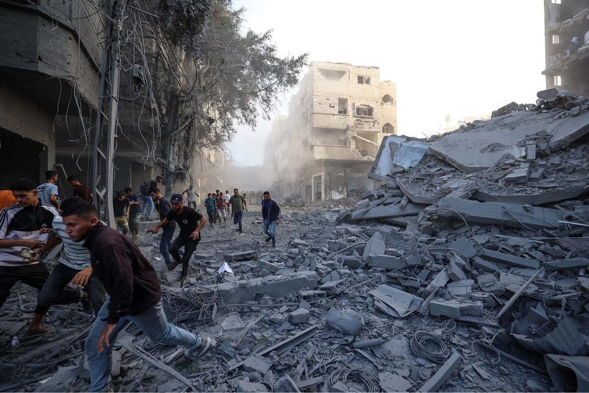 FOTO: Gencatan Senjata Runtuh, Serangan Israel di Gaza Tewaskan 11 Warga Palestina