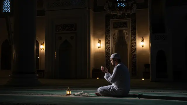 Melihat Umat Muslim Pakistan Itikaf di Bulan Ramadhan
