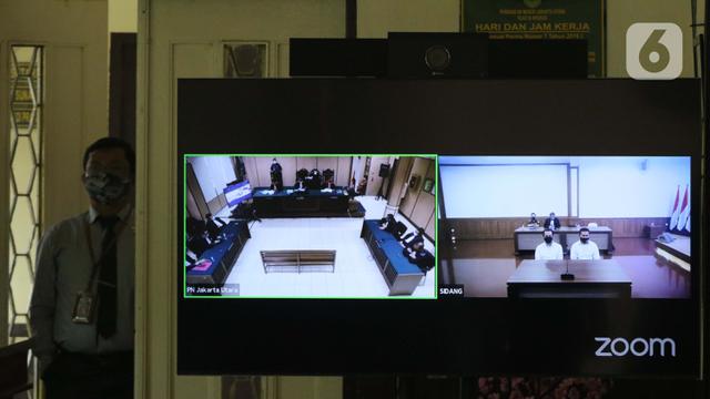 FOTO: Sidang Putusan Kasus Penyiraman Novel Baswedan Digelar Secara Daring