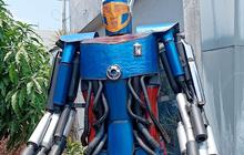 210 Knalpot Brong Sitaan Polisi di Malang Disulap Jadi Optimus Prime