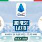 Serie A: Udinese vs Lazio. (Bola.com/Dody Iryawan)