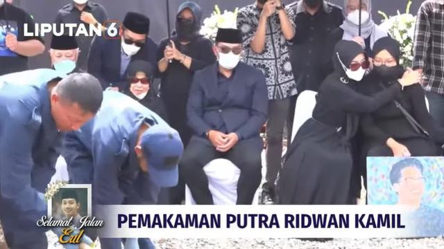 7 Momen Pemakaman Eril Putra Ridwan Kamil, Dikebumikan di Cimaung