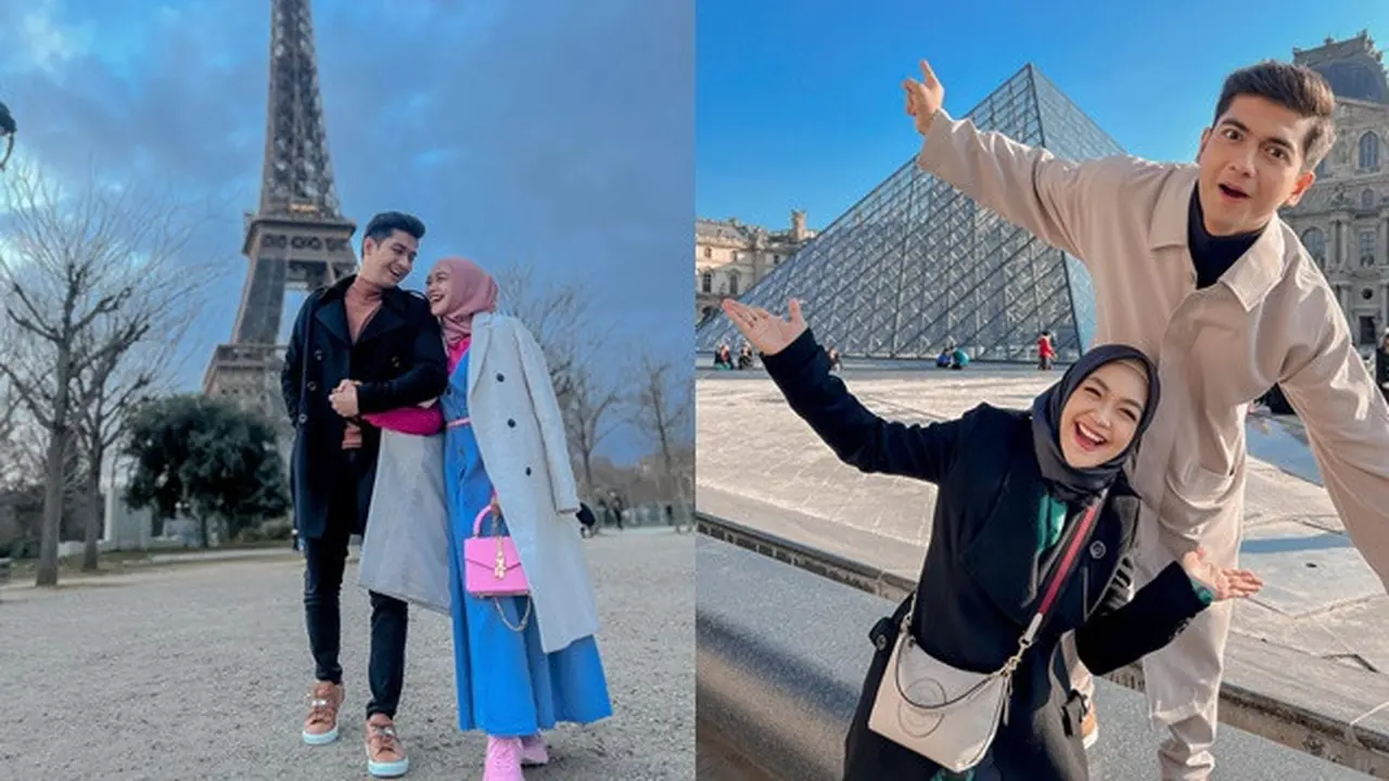 6 Potret Mesra Ria Ricis dan Teuku Ryan di Paris, Dikabarkan Hamil Anak Pertama