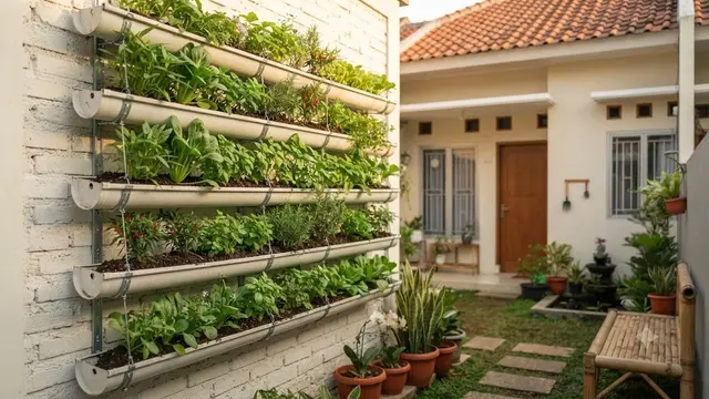 Ide Kebun Vertikal dari Barang Bekas