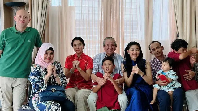 Marcella Zalianty dalam perayaan Imlek tahun ini (Foto: Instagram marcella_zalianty)