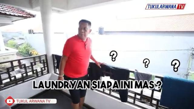 Tukul Arwana saat berada di rumahnya di Bali (YouTube)