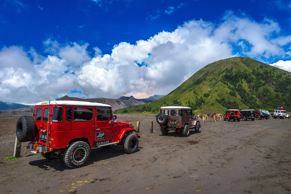 Ilustrasi tempat wisata Gunung Bromo