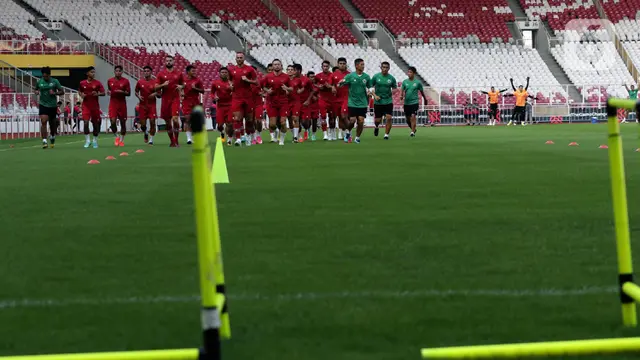 Intip Latihan Akhir Timnas Indonesia Sebelum Melakoni Laga di Piala AFF 2022