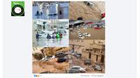 Penelusuran klaim foto kondisi banjir bandang di Mekkah Arab Saudi 2025.