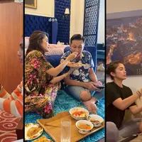 Ussy Sulistyawati memiliki cara sendiri untuk memanjakan suami. Salah satunya menyuapi Andhika makan. Menurut perempuan lima orang anak ini, saat disuapi, Andhika makan lebih banyak. Berikut beberapa potret Ussy suapi Andhika. [Youtube/Ussy Andhika Official]