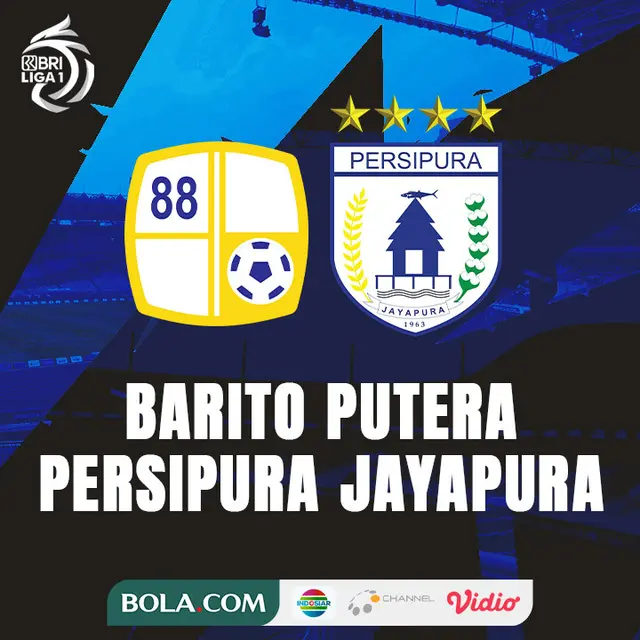 BRI Liga 1 - Barito Putera Vs Persipura Jayapura