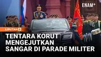 Tentara Korut Sangar Tampil Gagah di Victory Day, Pejabat Militer Rusia Berdiri Hormat