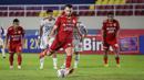 Marko Simic yang dipercaya untuk mengambil penalti bagi Persija Jakarta di menit akhir pertandingan gagal melakukan tugasnya dengan sempurna. Persija Jakarta pun kalah 0-1 dari Bali United. (Bola.com/Bagaskara Lazuardi)