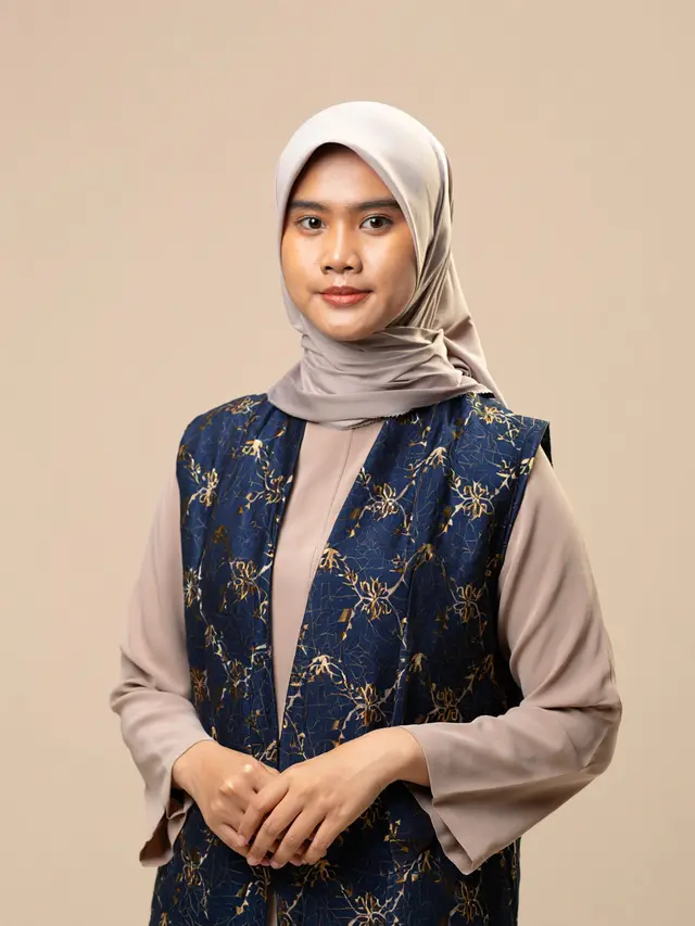 Model Outer Batik Syari