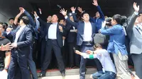 Perdana Menteri Korea Selatan Dilempari Telur