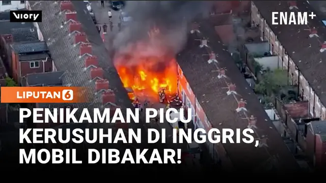 Penikaman Picu Kerusuhan di Inggris, Mobil Dibakar!