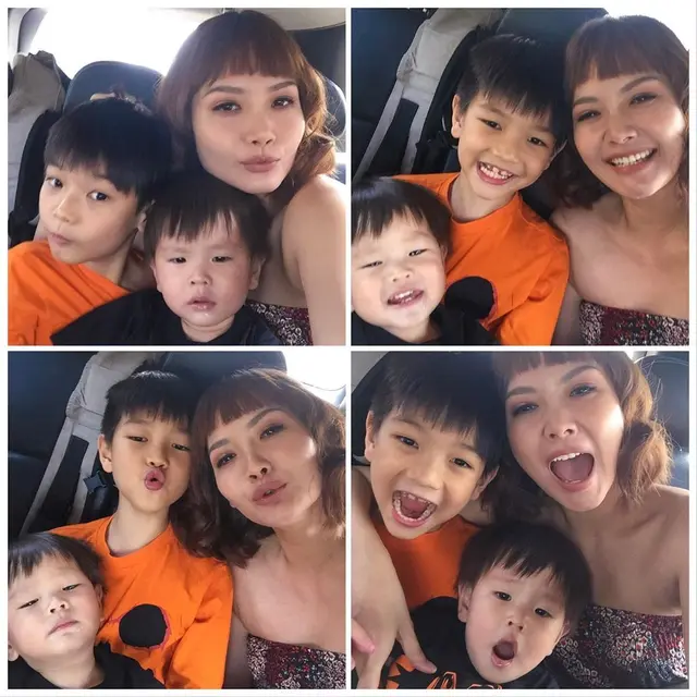6 Potret Alena Wu Saat Asuh Anak, Aura Keibuan Makin Terlihat