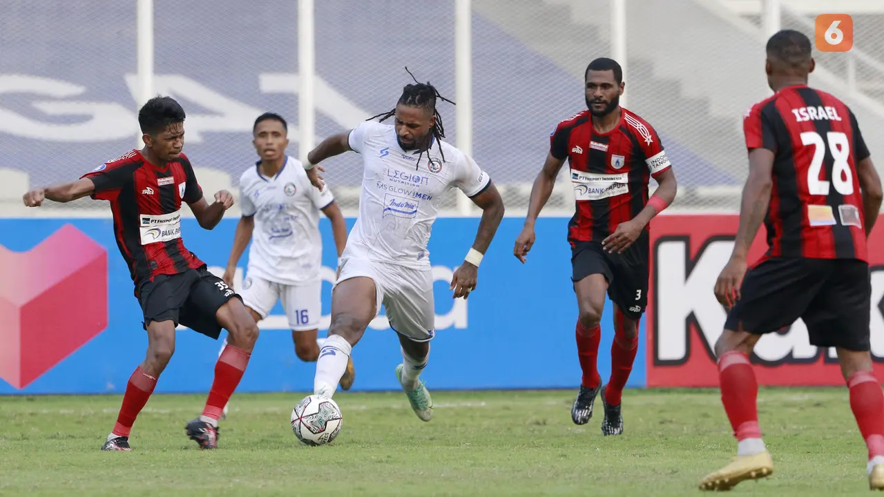 BRI Liga 1 2021: Persipura Jayapura vs Arema FC