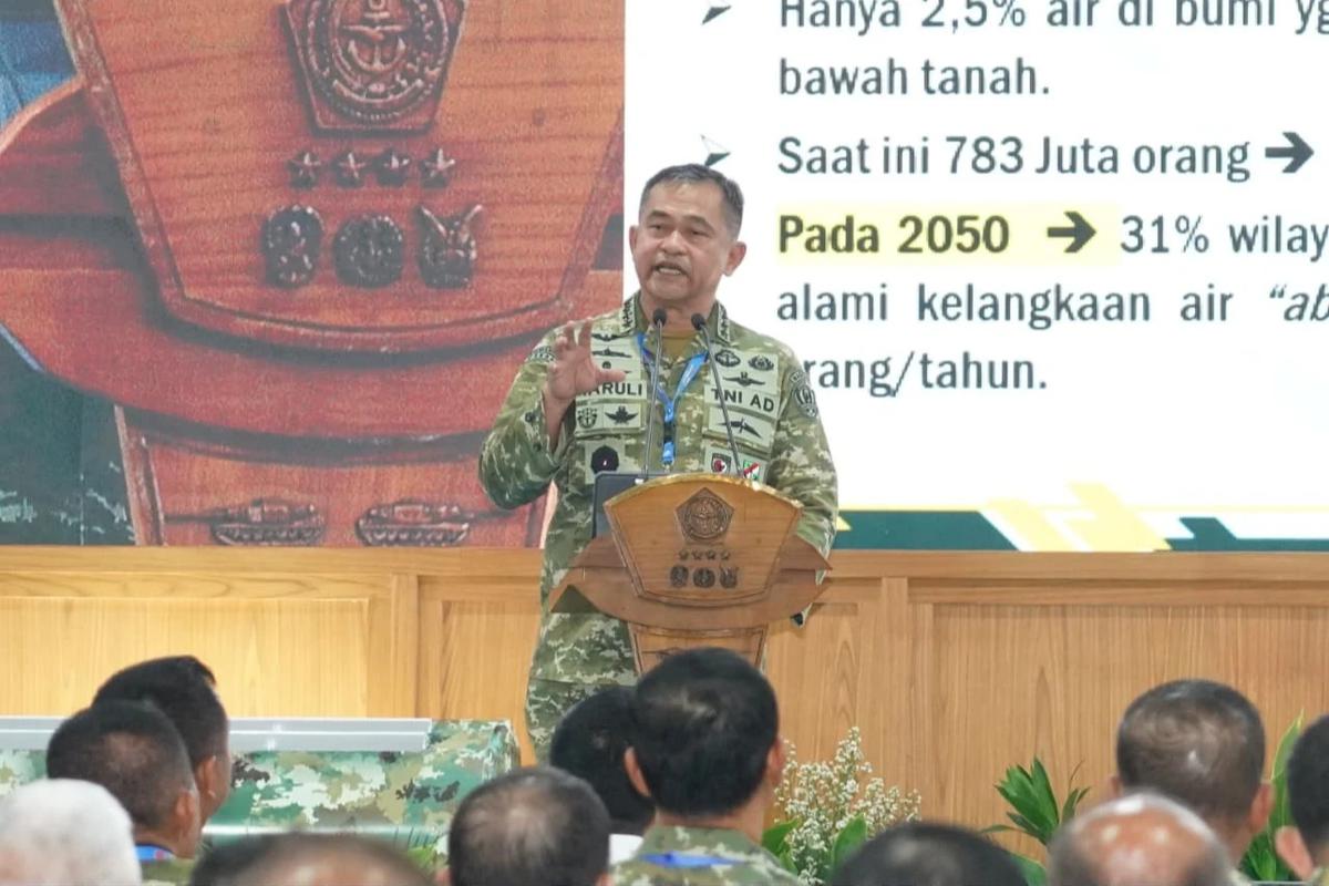 FOTO: Kasad Paparkan Program TNI AD untuk Kesejahteraan Warga