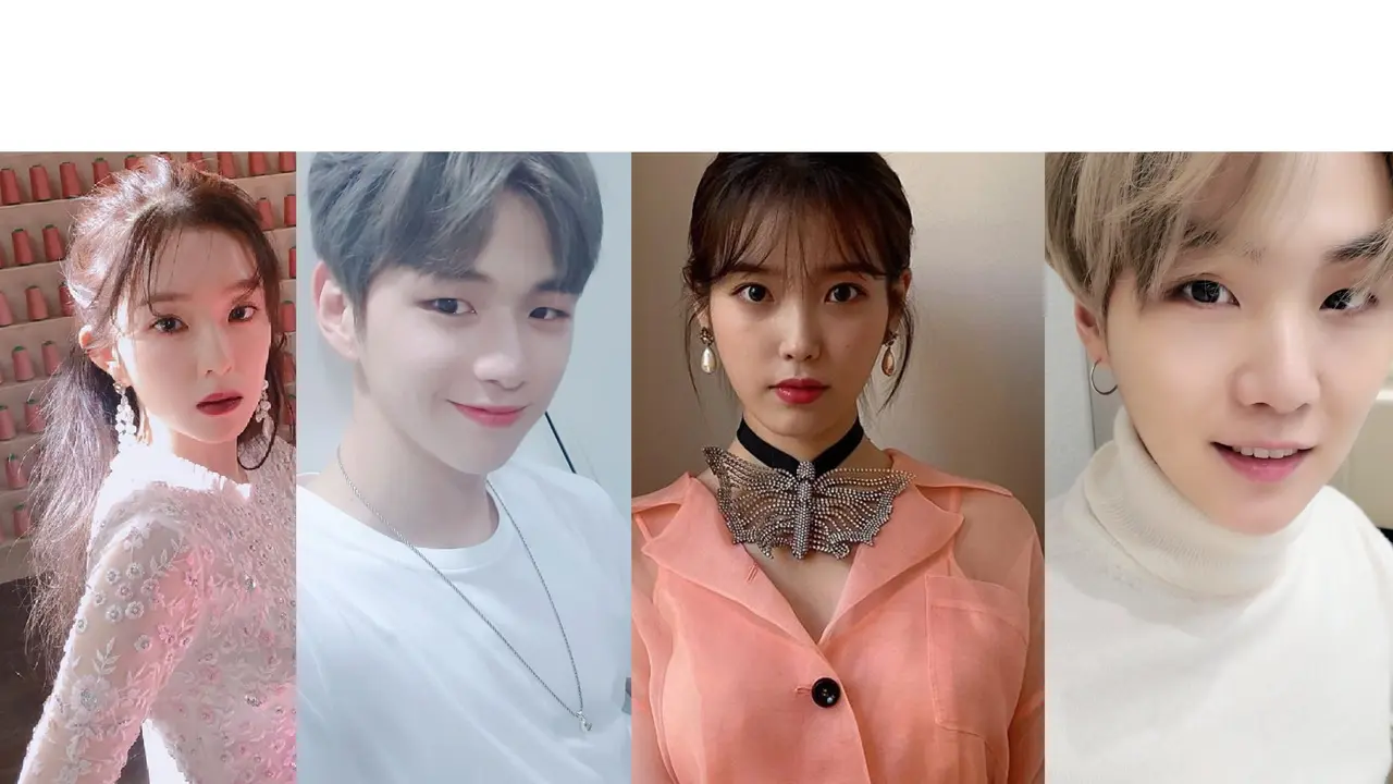 Artis Korea melawan virus Corona (Instagram/ renebaebae, daniel.k.here, dlwlrma, Twitter/ BTS_twt)