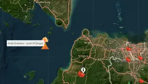 Dua Strategi BNPB Kurangi Dampak Abu Anak Krakatau di Jakarta dan Banten