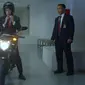 Aksi Jokowi naik motor ke Opening Ceremony Asian Games 2018 jadi perbincangan netizen korea. (Foto: Screenshot vidio.com/AsianGames2018)